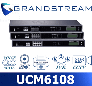 Grandstream UCM6108 PBX System